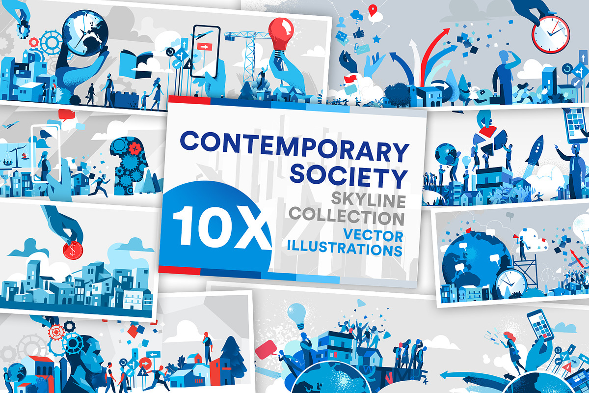 Contemporary Society Collection, a Person Illustration by Hurcastock! (Photo 1 of 13)