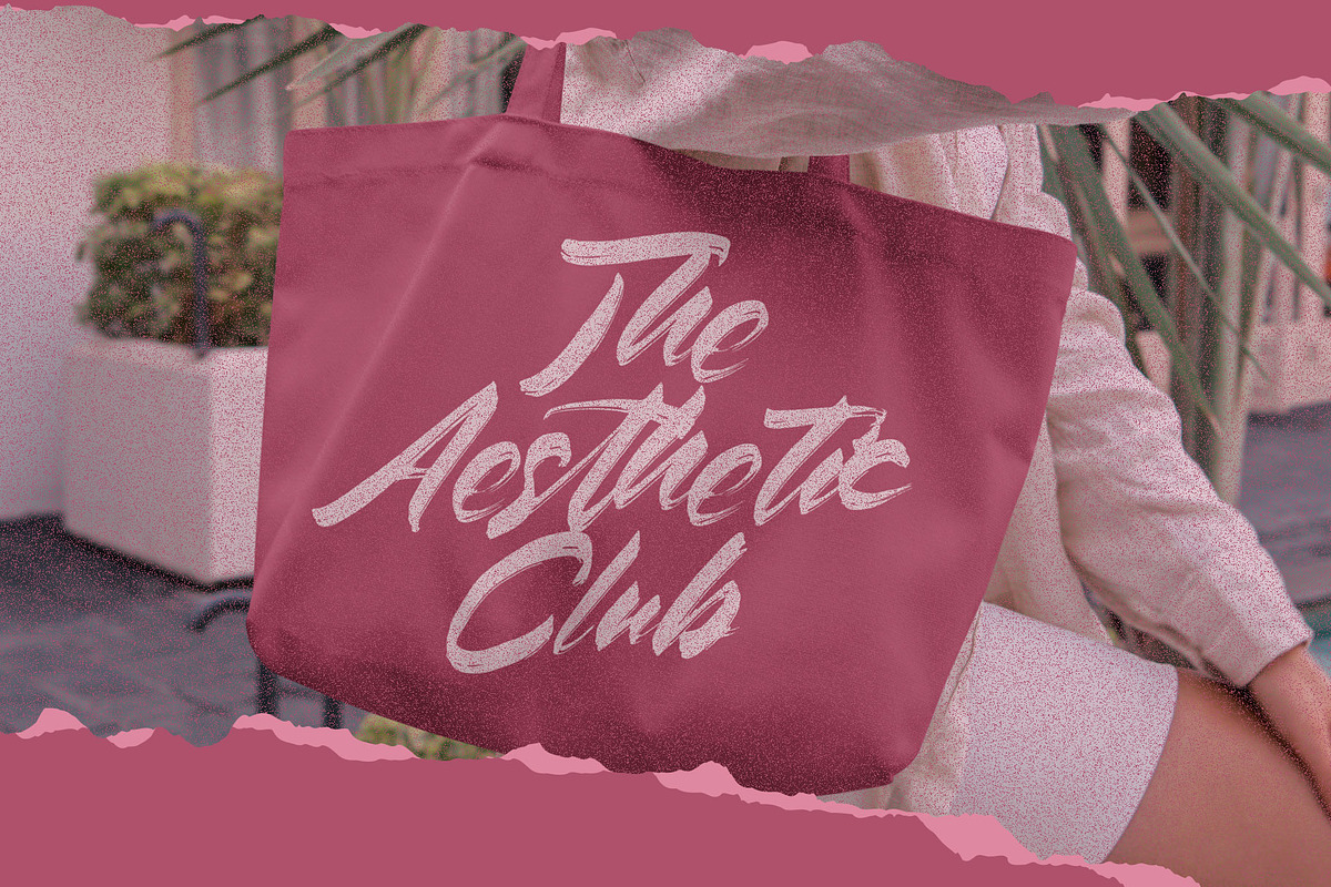 Pink Culture Modern Brush Font, a Script Font by RantautypeStudio (Photo 13 of 13)