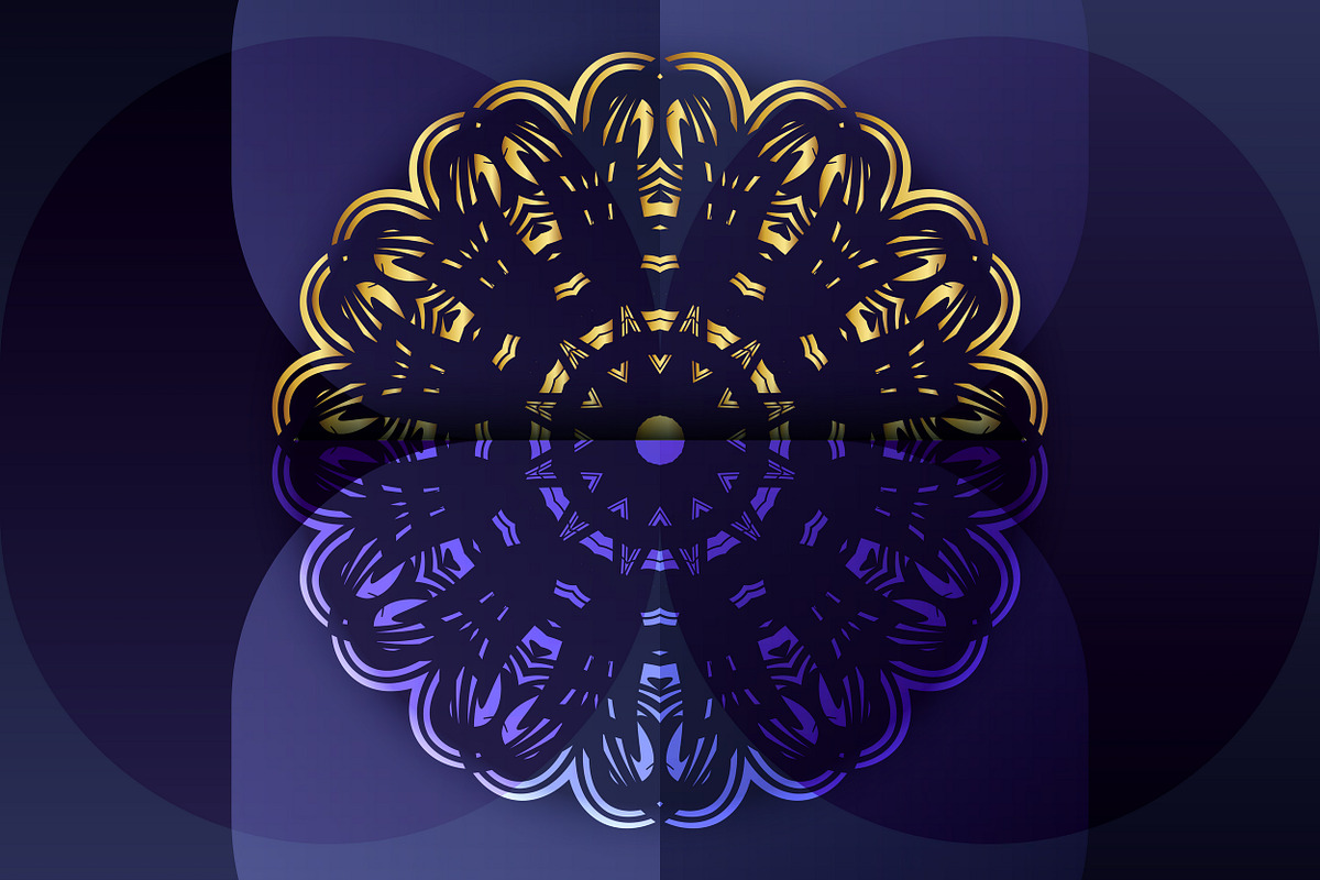 Mandala Oriental Floral art Bundle, a Background Graphic by NJ Himel (Photo 30 of 97)
