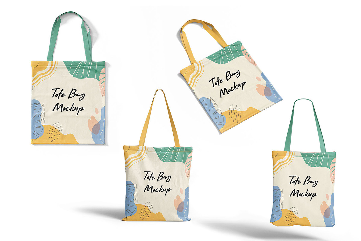 Tote Bag Mockup Set, a Product Mockup by Designbuys (Photo 7 of 7)