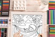 Cozy Times Chill Moments Book pages, an Illustration by one-touch (Thumbnail 8 of 9)