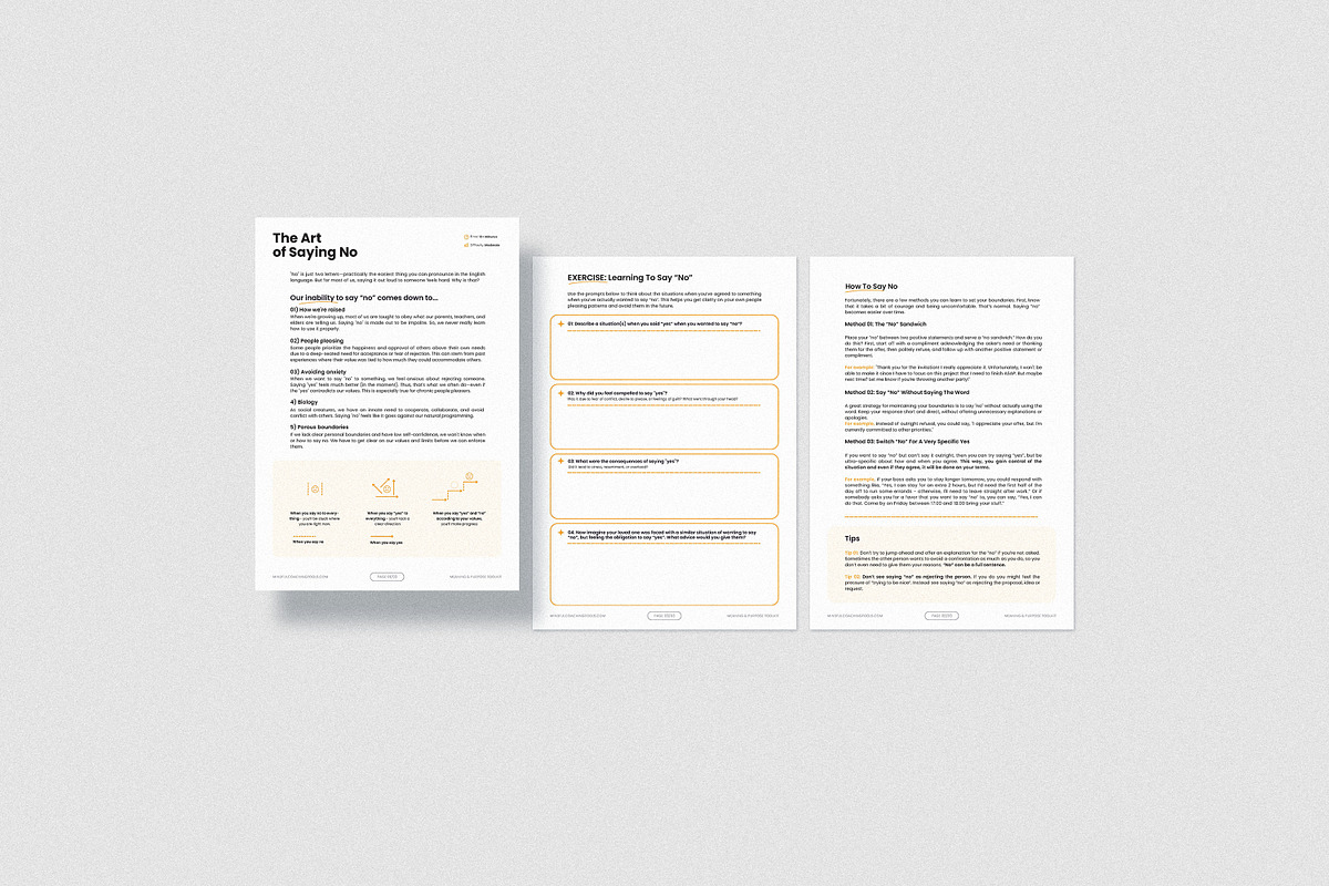 Finding Meaning & Purpose Toolkit, a Templates & Theme by AndrewPixel (Photo 10 of 14)
