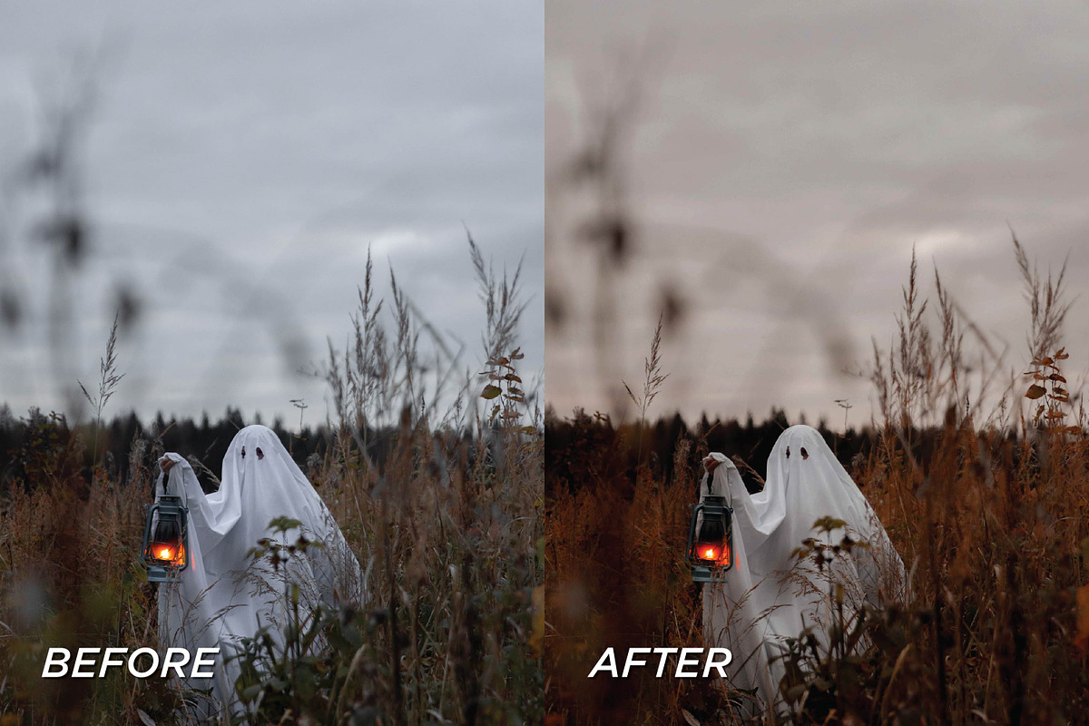 15 Spooky Season Lightroom Presets, a Preset Add-On by TheWayfarerShoppe (Photo 3 of 9)
