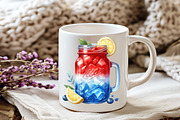 4th of July Foods Party Clipart, an Illustration by Watercolor design (Thumbnail 5 of 5)