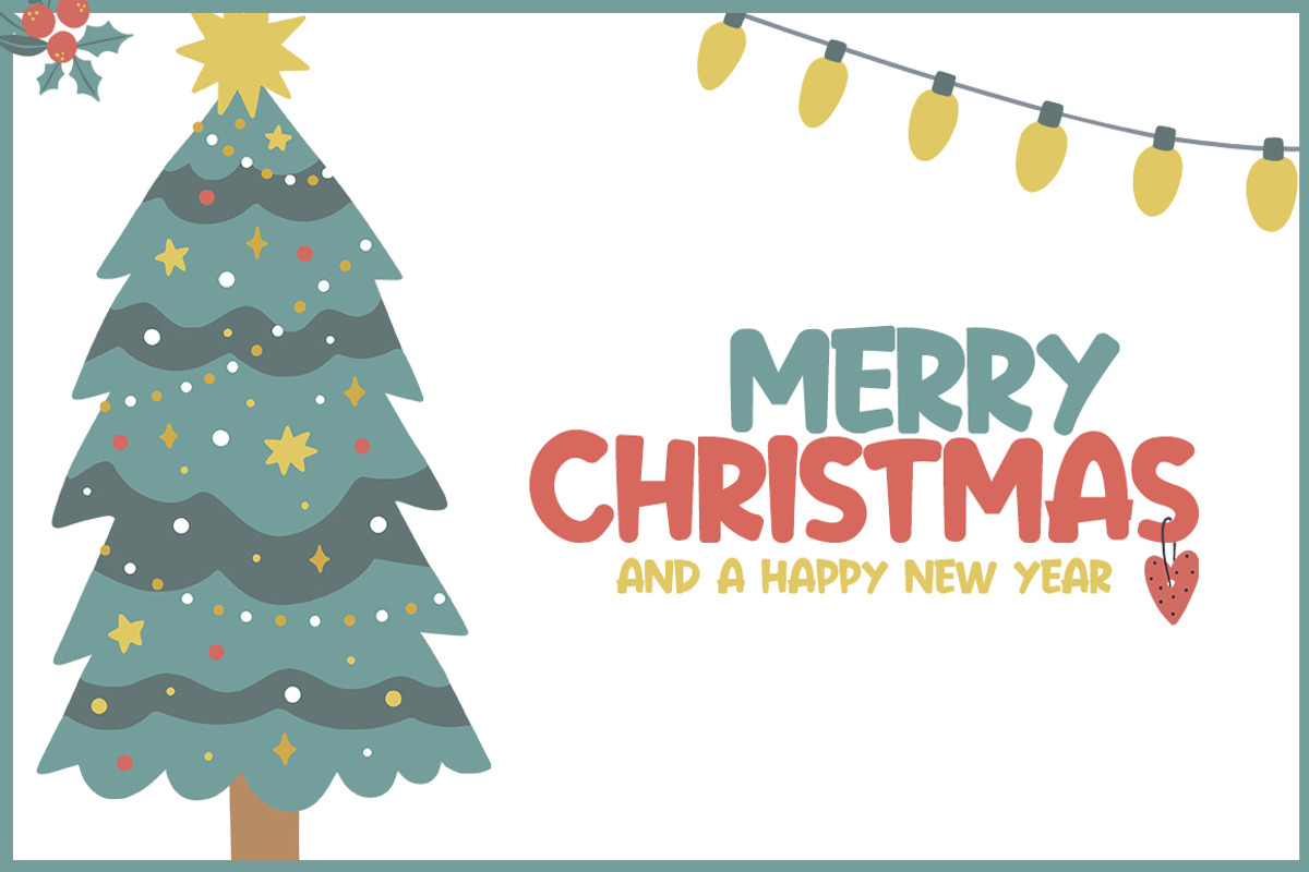 Festive Cheer Font preview 4