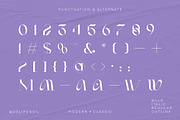 Doky Classic Modern Typeface, a Serif Font by delipensil (Thumbnail 10 of 11)