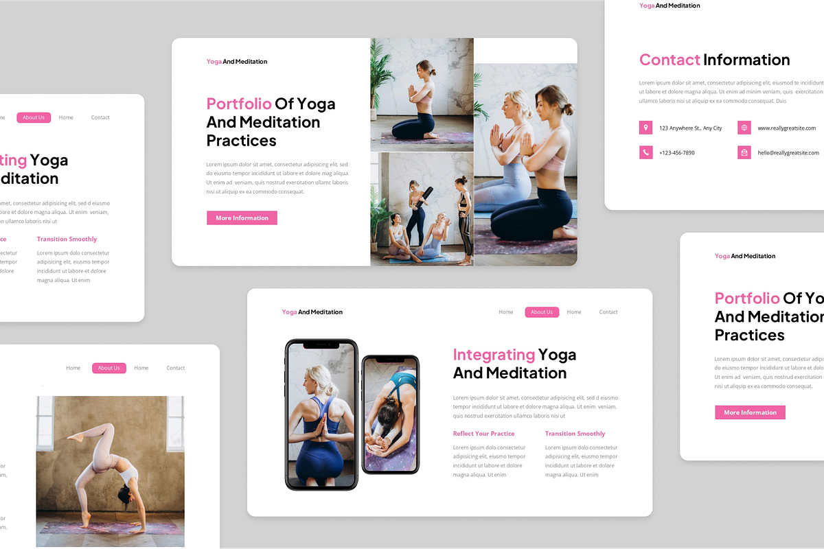 Yoga and Meditation Powerpoint, a Presentation Template by Annora Studio (Photo 5 of 5)