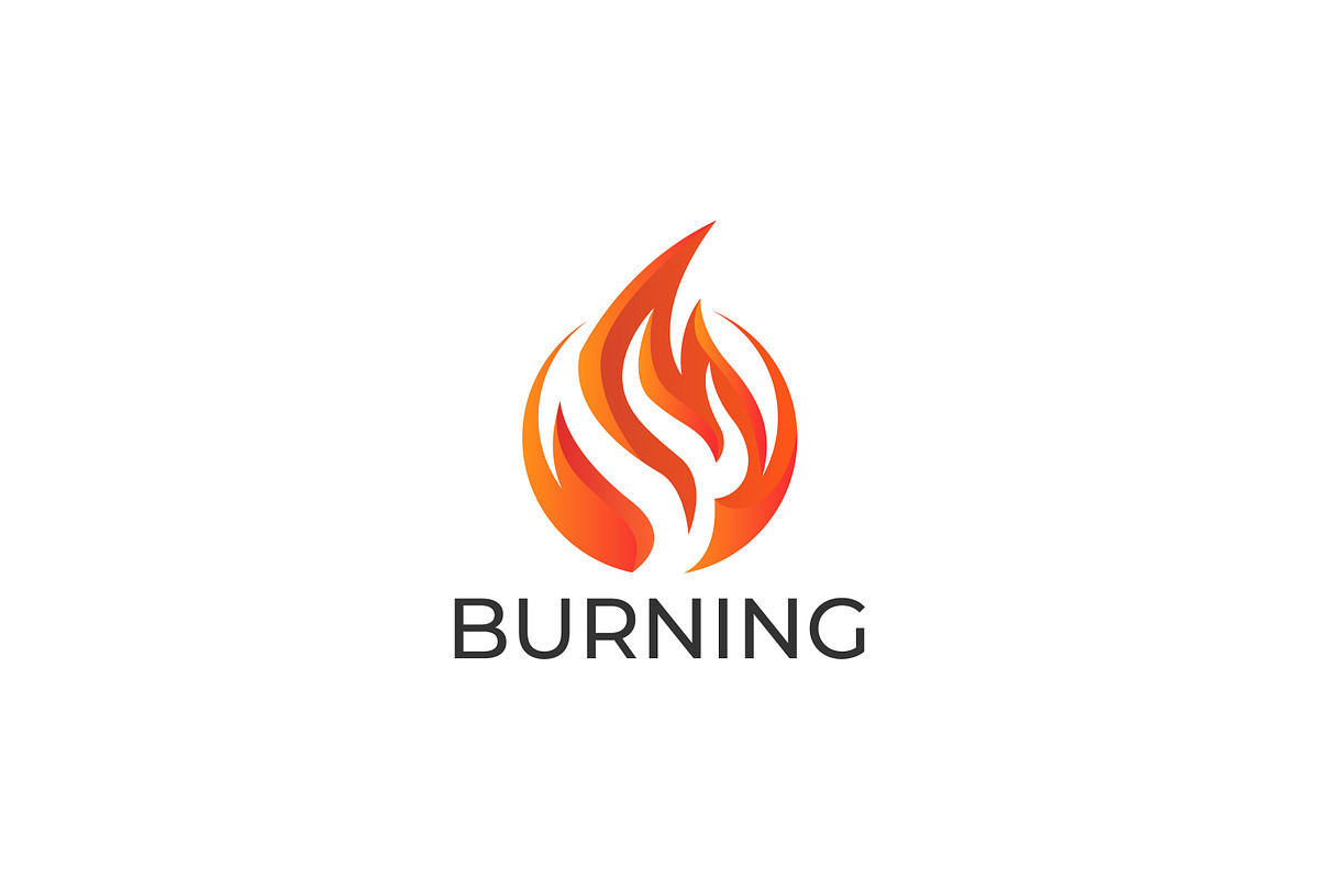 Dynamic Fire Flame Modern Logo, a Branding & Logo Template by Signatoro (Photo 1 of 2)