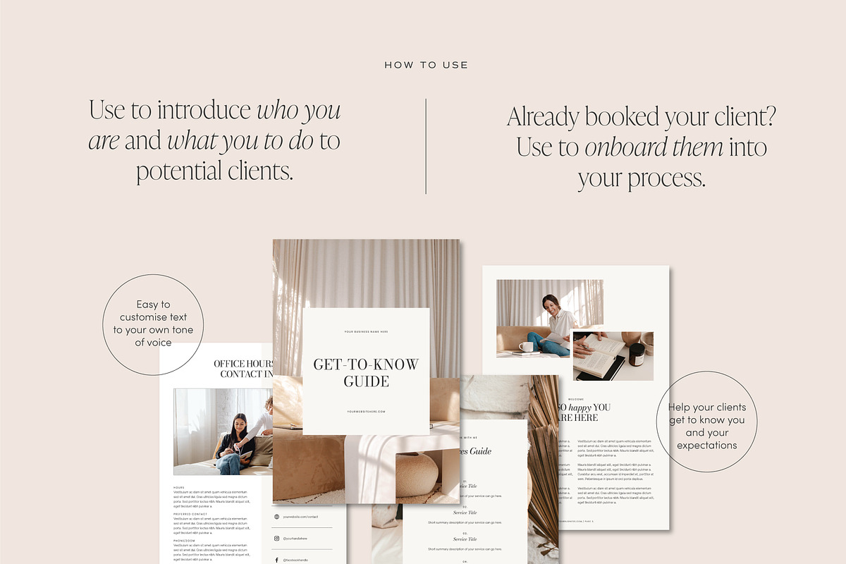 Welcome Pack / Info Guide, a Presentation Template by January Made Design (Photo 4 of 7)