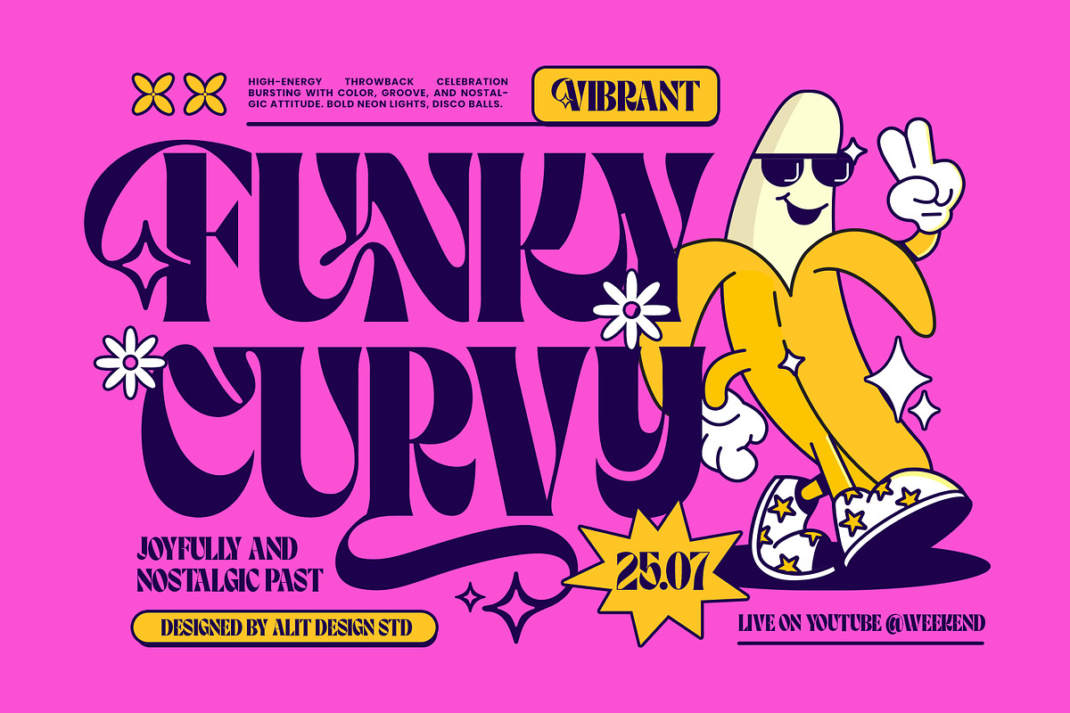 Contrast Groovy Typeface, a Serif Font by alit design (Photo 5 of 20)