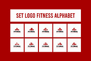 Alphabet and Numberic Fitness logo, a Branding & Logo Template by Lucky Creative (Thumbnail 1 of 5)