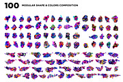 100 Modular Pattern Illustration, a Decorative Illustration by singpentinkhappy (Thumbnail 2 of 10)