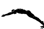 A dynamic Swimming Action Silhouette, an Illustration by Amazin_art (Thumbnail 28 of 31)
