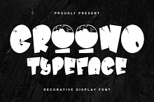 Groono Decorative Display Font