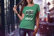 T-Shirt Mock-Up Set, a Shirt Mockup by PuneDesign (Thumbnail 2 of 6)