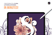 70 Flower Stamps for Procreate, a Brush Add-On by Riveros Illustration (Thumbnail 10 of 13)