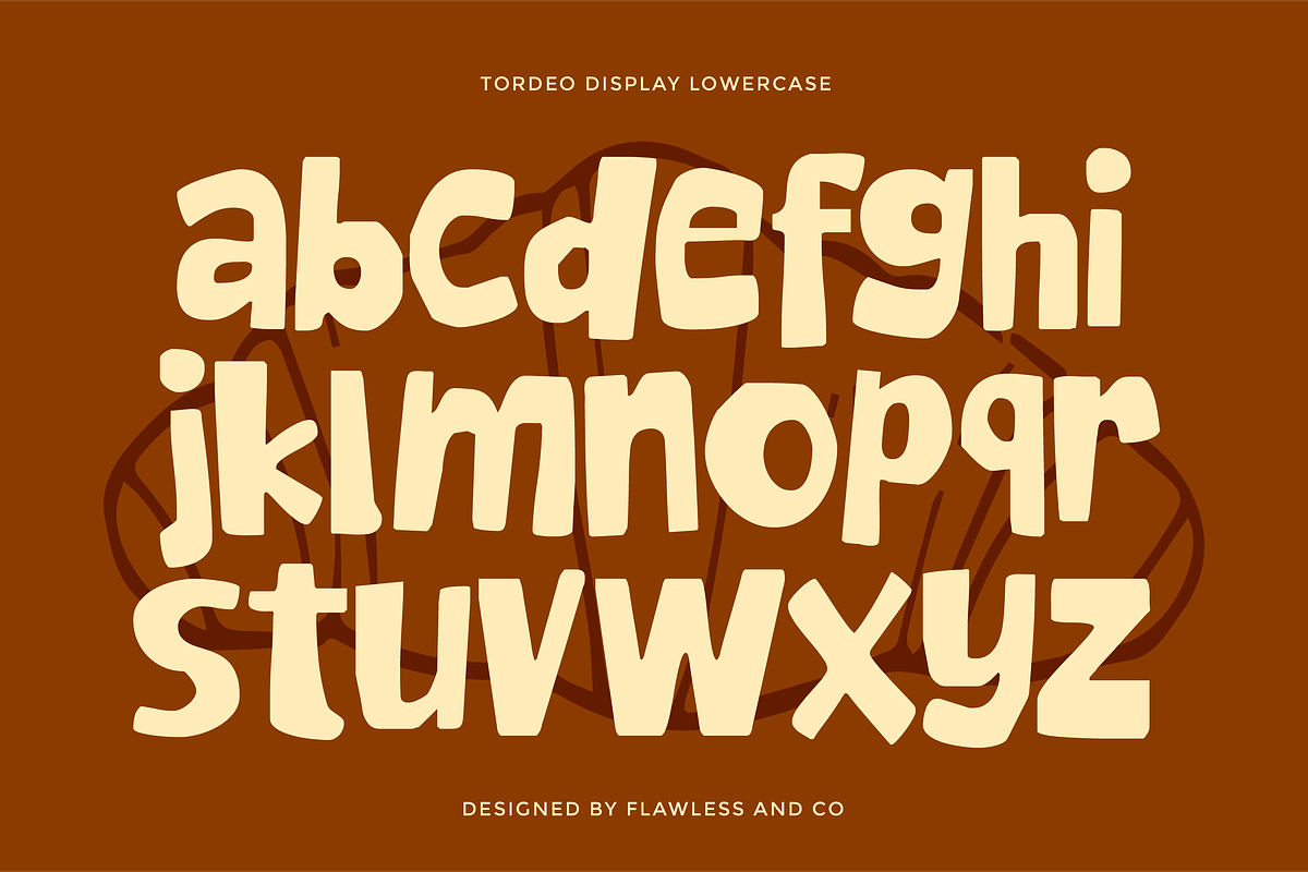 Tordeo - Unique Display Font, a Sans Serif Font by Flawless And Co (Photo 6 of 10)