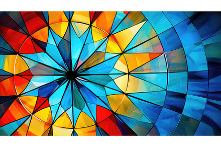 abstract graphic round background ai, an Abstract Photo by pikepicture