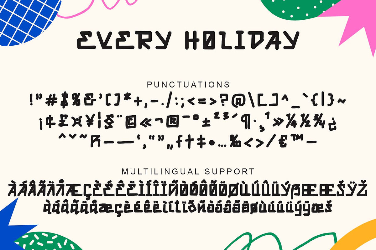 Every Holiday, a Handwritten Font by Yoga Letter (Photo 6 of 6)