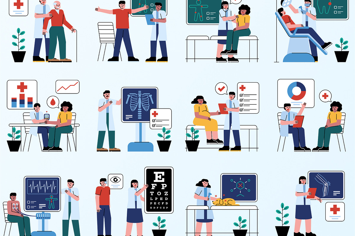 Modern Healthcare & Medical, a Healthcare Illustration by orenjidesign (Photo 7 of 8)