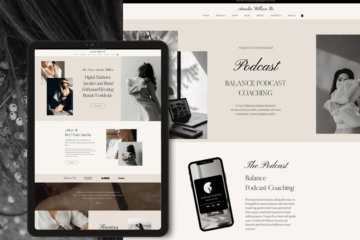 Wix Website Template for Coaches, a Wix Template by Presentibox (Photo 2 of 10)