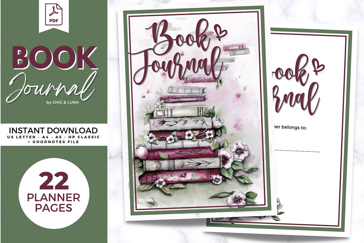 Book Journal - Printable
