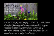 Auntie Pat, a Script Font by Radiqx Press (Thumbnail 2 of 2)