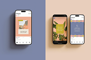 Cottage Core: Instagram Bundle, a Social Media Template by Brighten Made (Thumbnail 5 of 5)