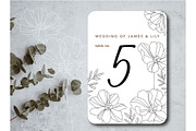 hand drawn floral outline svg file, a Graphic by hanacrochetdesign (Thumbnail 5 of 5)