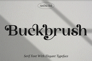 Buckbrush Elegant Playful Serif