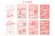 Happy Valentine's day heart bundle, a Pattern Graphic by RevolutionizZed (Thumbnail 3 of 13)