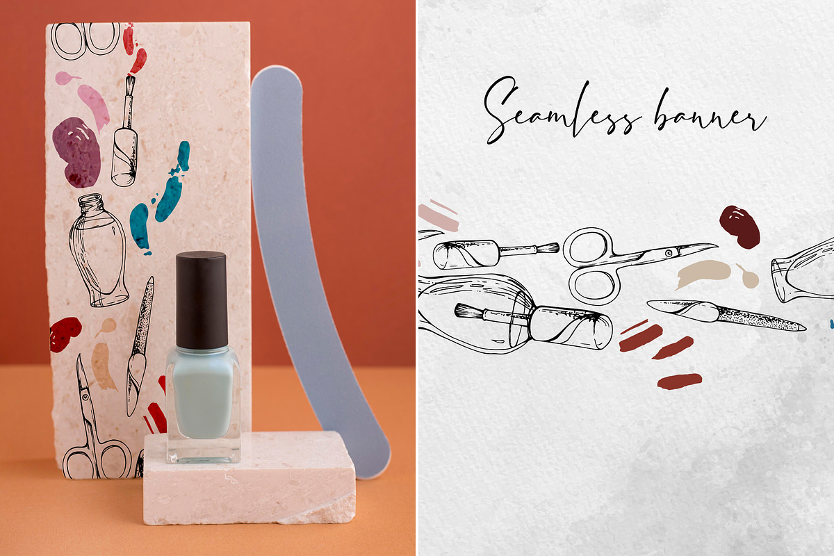 Makeup & cosmetics: nails, an Object Illustration by MsFlaffy (Photo 5 of 8)