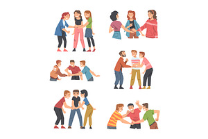 Happy People Character with Their, a Person Illustration by TopVectors