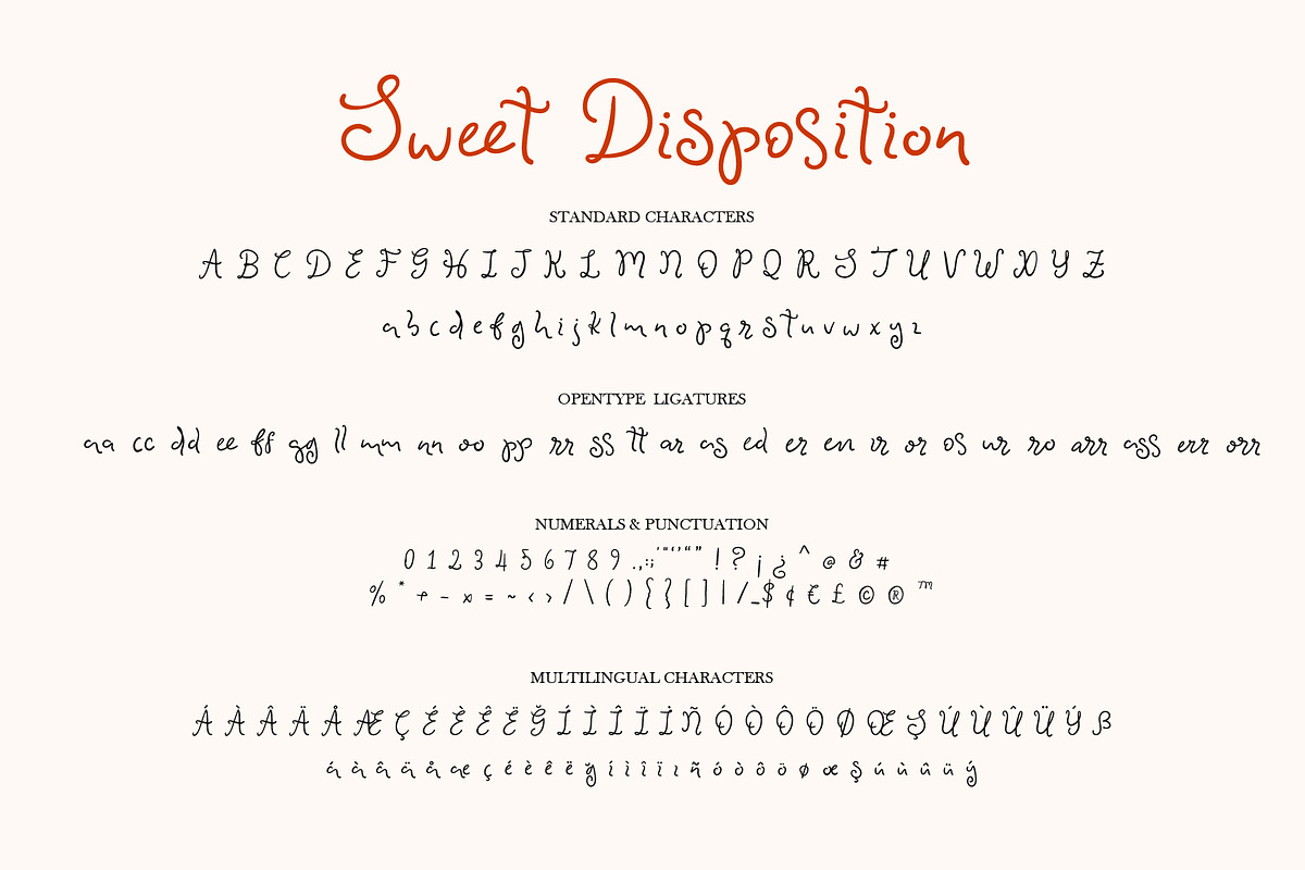 Sweet Disposition Handwritten Script, a Handwritten Font by Kaya Fonts (Photo 36 of 37)