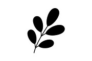 Botanical Leaf Silhouette Bundle, an Illustration by Creativeshirt (Thumbnail 26 of 51)