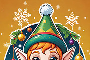 Jolly Christmas Elves Bundle, an Illustration by ETARA by Mea Hau (Thumbnail 5 of 7)