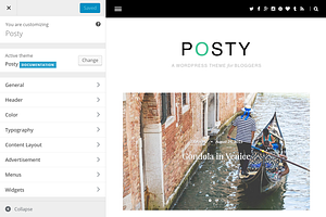 Posty WordPress Theme