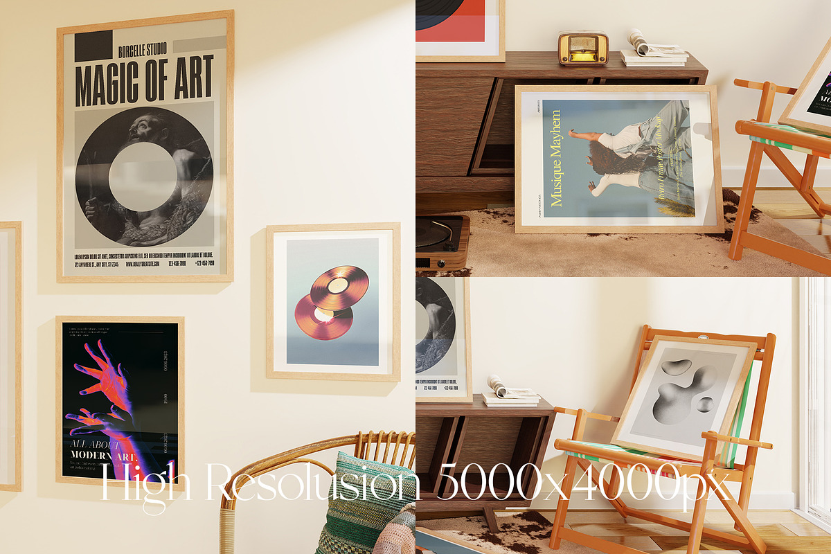 Retro - Frame Mockup Scene, a Product Mockup by Momogi (Photo 8 of 10)
