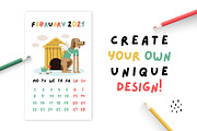 Lazydog Kids Font, a Script Font by JuliyArt (Thumbnail 7 of 9)