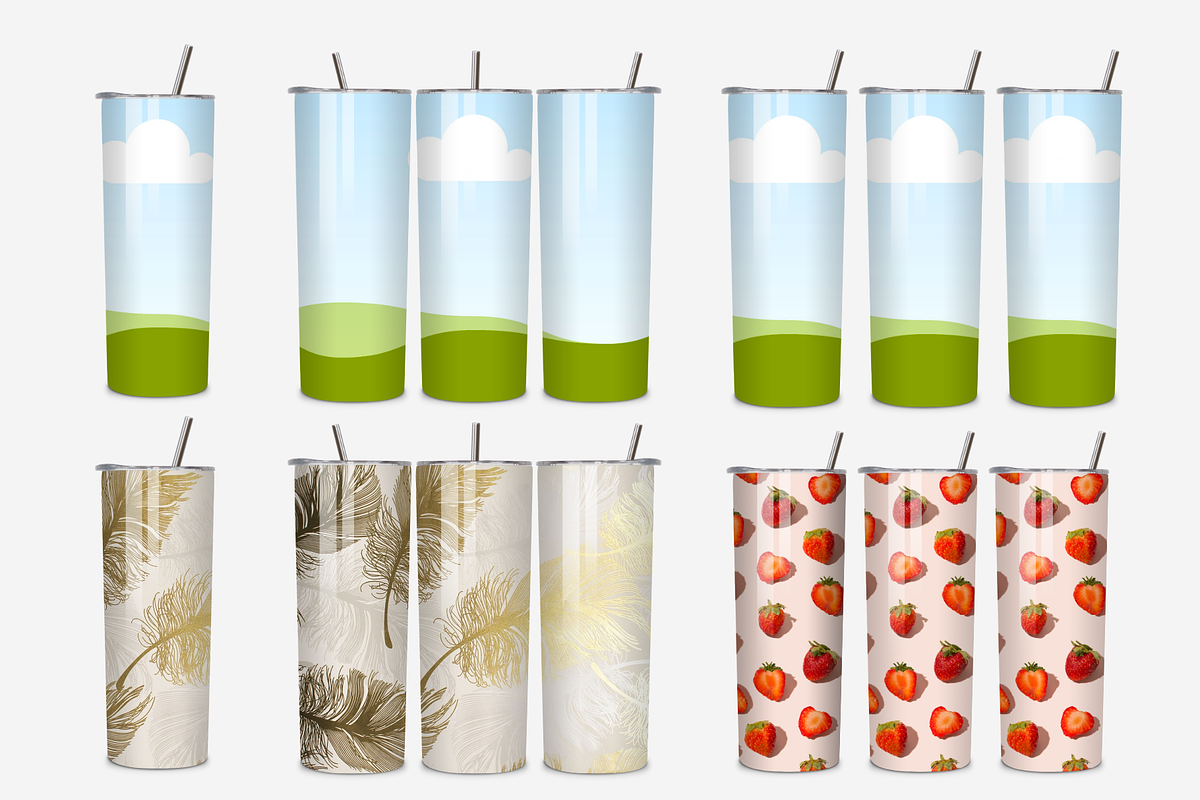20oz Tapered Tumbler Mockup Canva, a Cups & Container Mockup by NoemieDesigns (Photo 2 of 5)