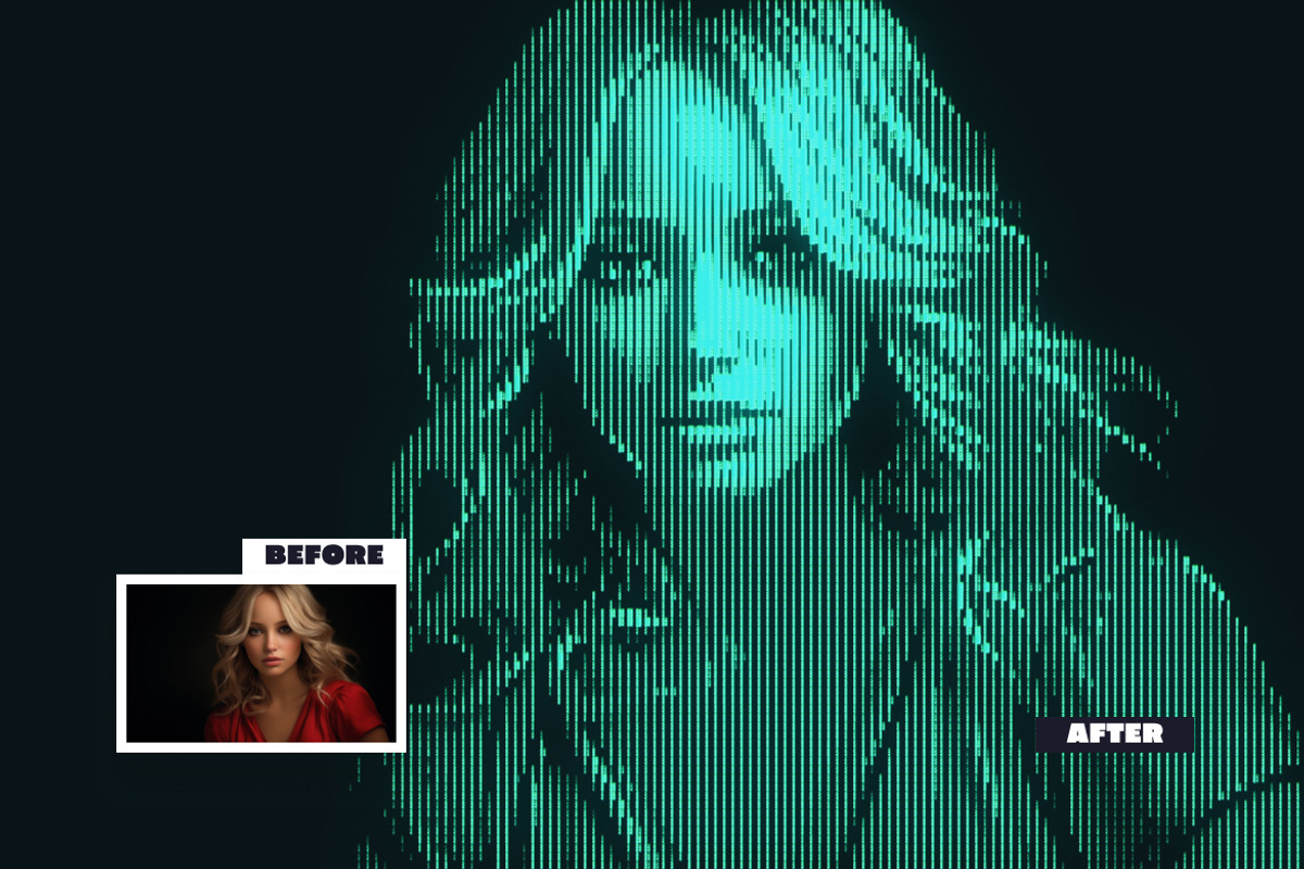 Futuristic Monitor Photo Effect, a Layer Style Add-On by dokudokunomi (Photo 2 of 5)
