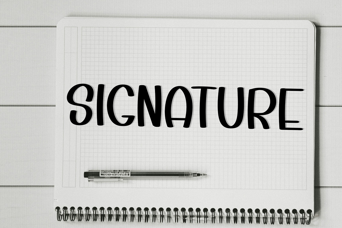 Sunday Bright, a Script Font by InermediaSTUDIO (Photo 8 of 8)