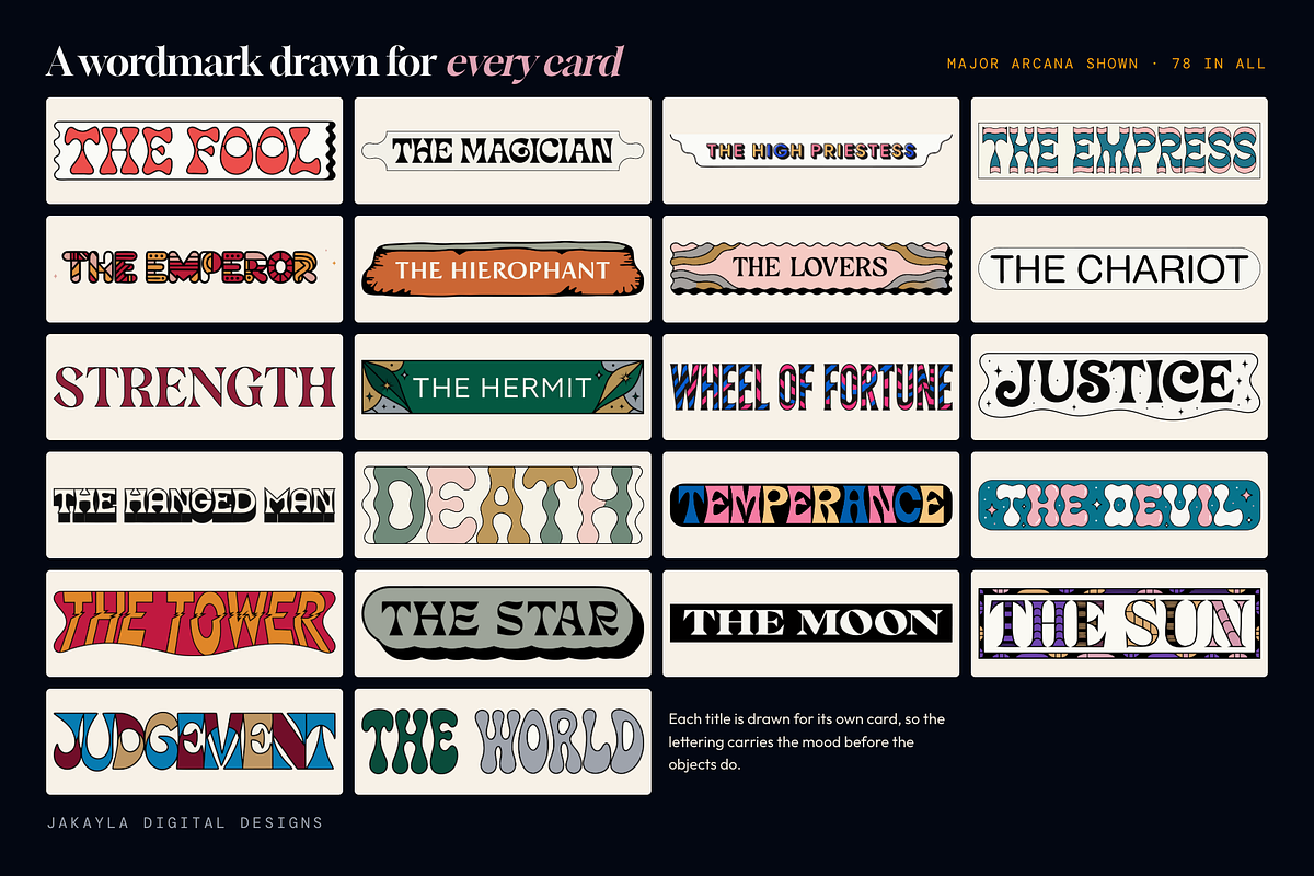 78 Tarot Card Sticker Sheets, an Object Graphic by Jakayla Digital Co (Photo 13 of 18)