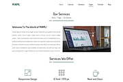 MiNML - Clean & Minimal PSD Template, an UI Kit Template by Saif71 - Shop (Thumbnail 4 of 19)