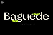 Baguede - Grotesque Sans Serif, a Sans Serif Font by Craft Supply Co. (Thumbnail 1 of 8)