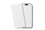 Phone Screen Application Mockup, a Product Mockup by graphypix (Thumbnail 4 of 4)