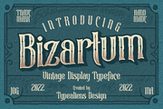Bizartum for Vintage Logo & Branding, a Font by ilhamtaro (Thumbnail 1 of 10)