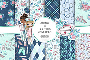 Medical Digital Papers, a Pattern Graphic by Phantasia Design (Thumbnail 1 of 5)