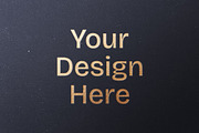 Gold Pressed Logo Mockup, a Mockup by Design Squad (Thumbnail 4 of 4)