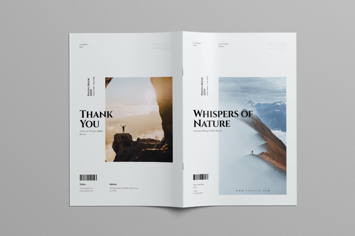 Photo Book Layout | Canva, a Brochure Template by Pixelpick (Photo 9 of 9)